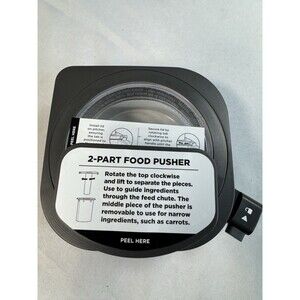 Ninja Foodi Feed Chute Lid with Pusher OEM for Ninja SS401 Power Blender